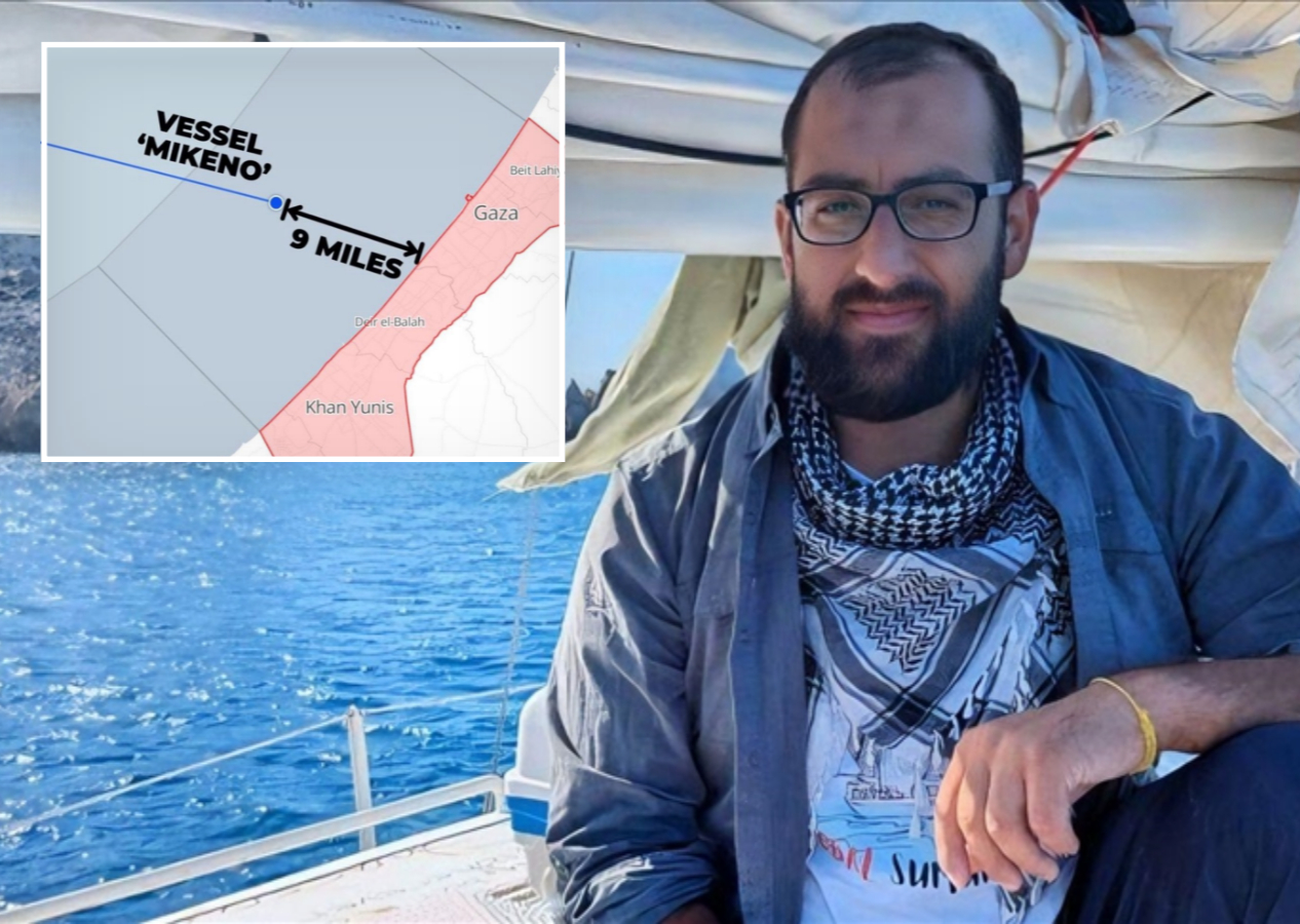 Surda ilk gedik açıldı! Sumud Filosu manşetlerde! Gazze'ye 9 mil yaklaştılar...