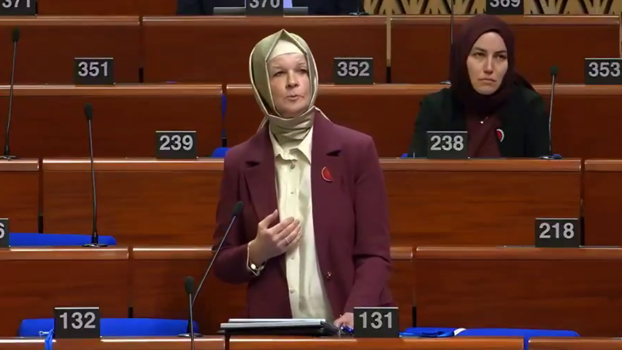 Vicdanın gür sesi Avrupa'da! AK Parti Konya Milletvekili Meryem Göka Strazburg’da kürsüden Gazze'deki zulmü haykırdı!