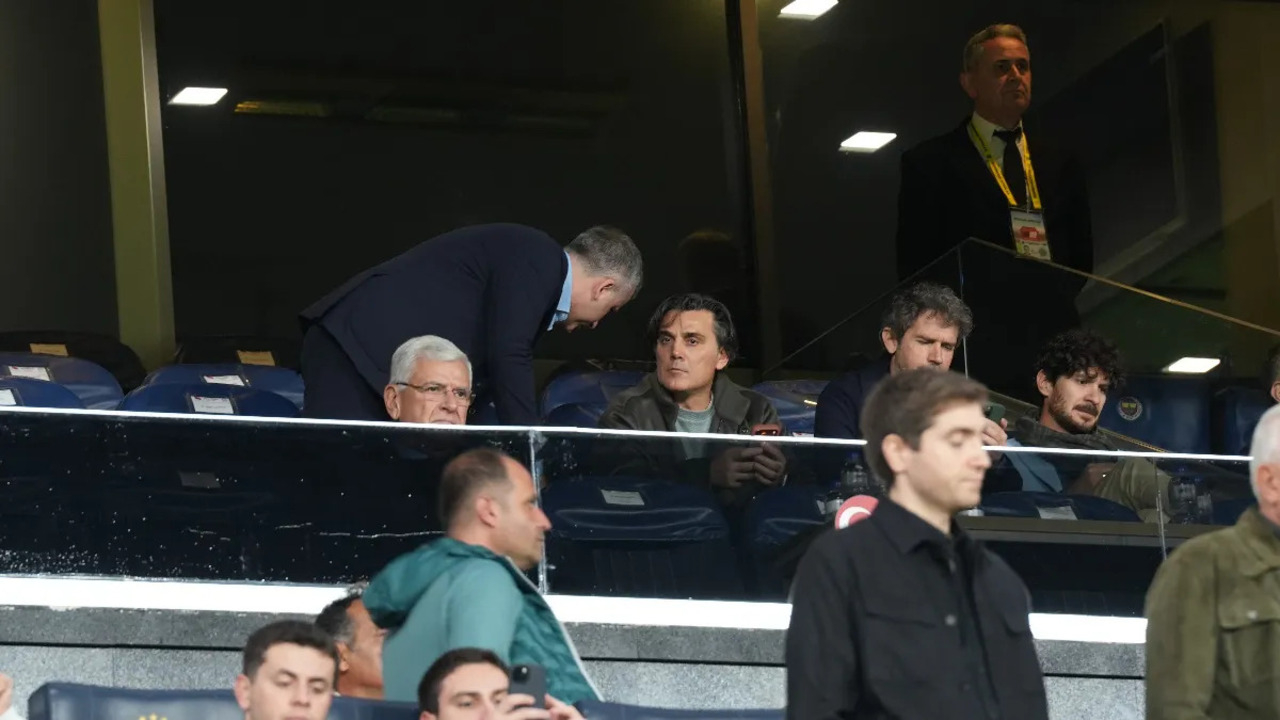Gençlik ve Spor Bakanı Osman Aşkın Bak ile  Vincenzo Montella, Fenerbahçe - Nice maçını izledi