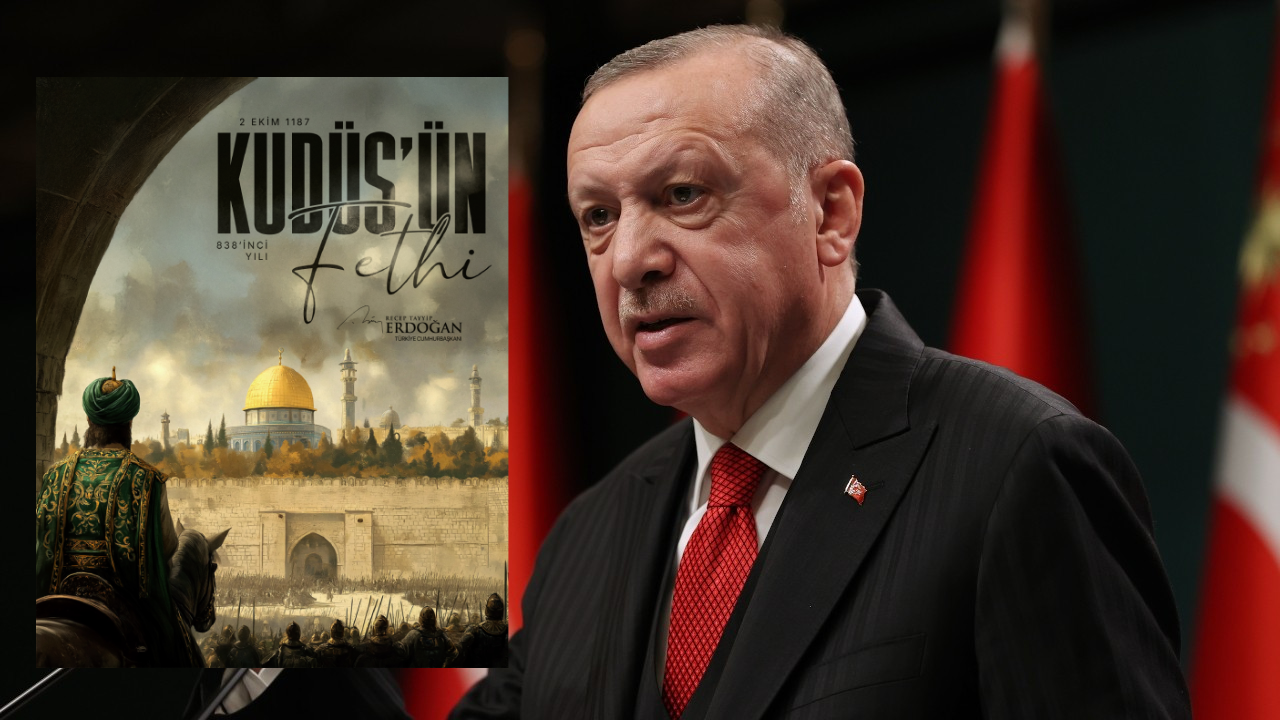 Cumhurbaşkanı Erdoğan’dan Kudüs’ün Fethi mesajı