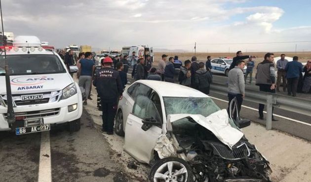 Aksaray'da zincirleme kaza! Ölü ve yaralılar var