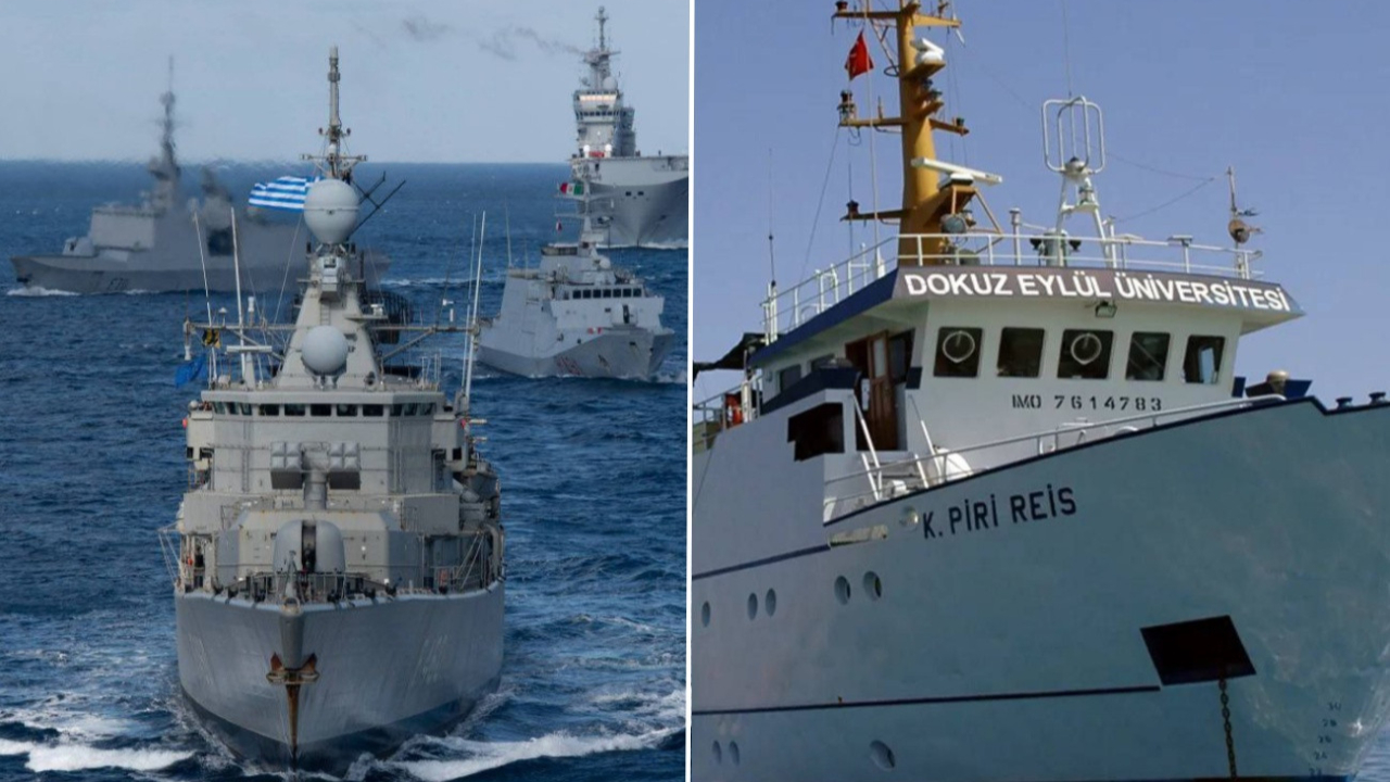 Yunanistan alarmda: Piri Reis Ege’de! Atina Türk gemisini adım adım izliyor