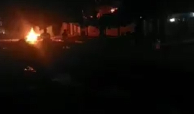 KYB ve Goran parti binaları ateşe verildi/Video...