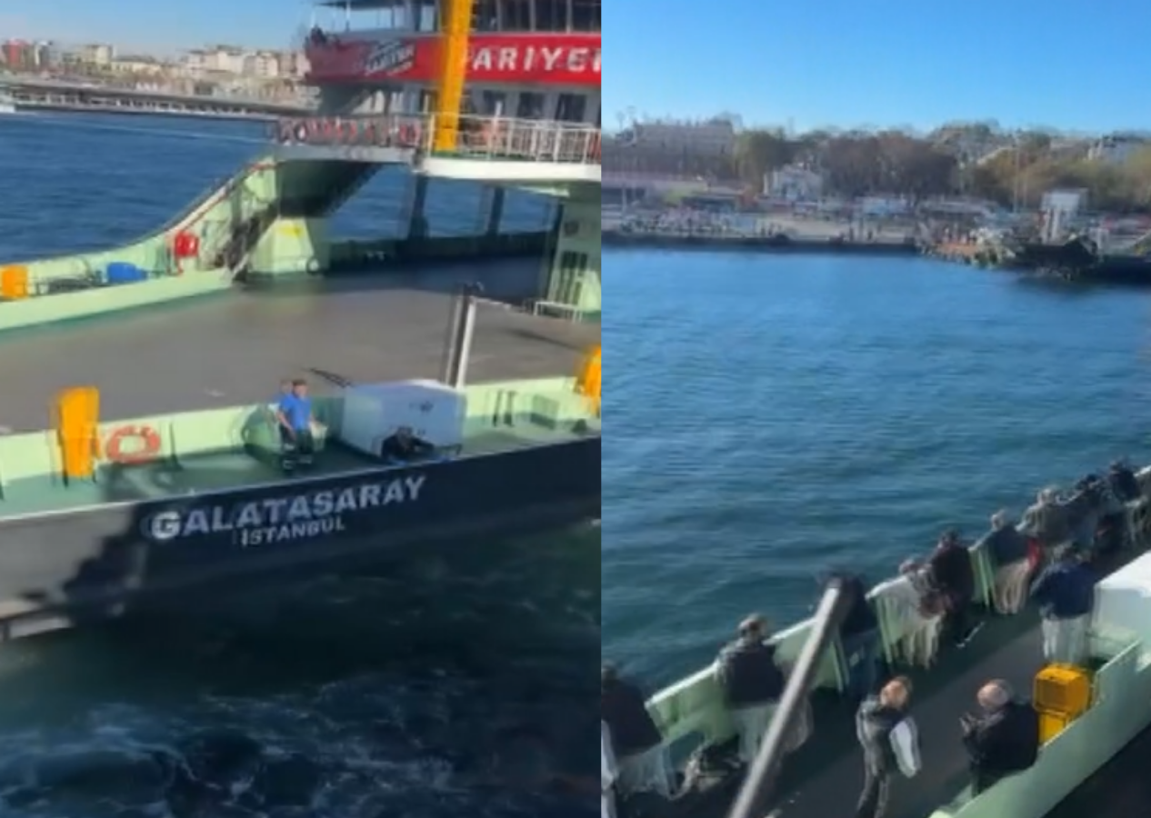 İstanbul’da Harem-Sirkeci seferi yapan vapur kaza yaptı: Olay yerine ekipler sevk edildi