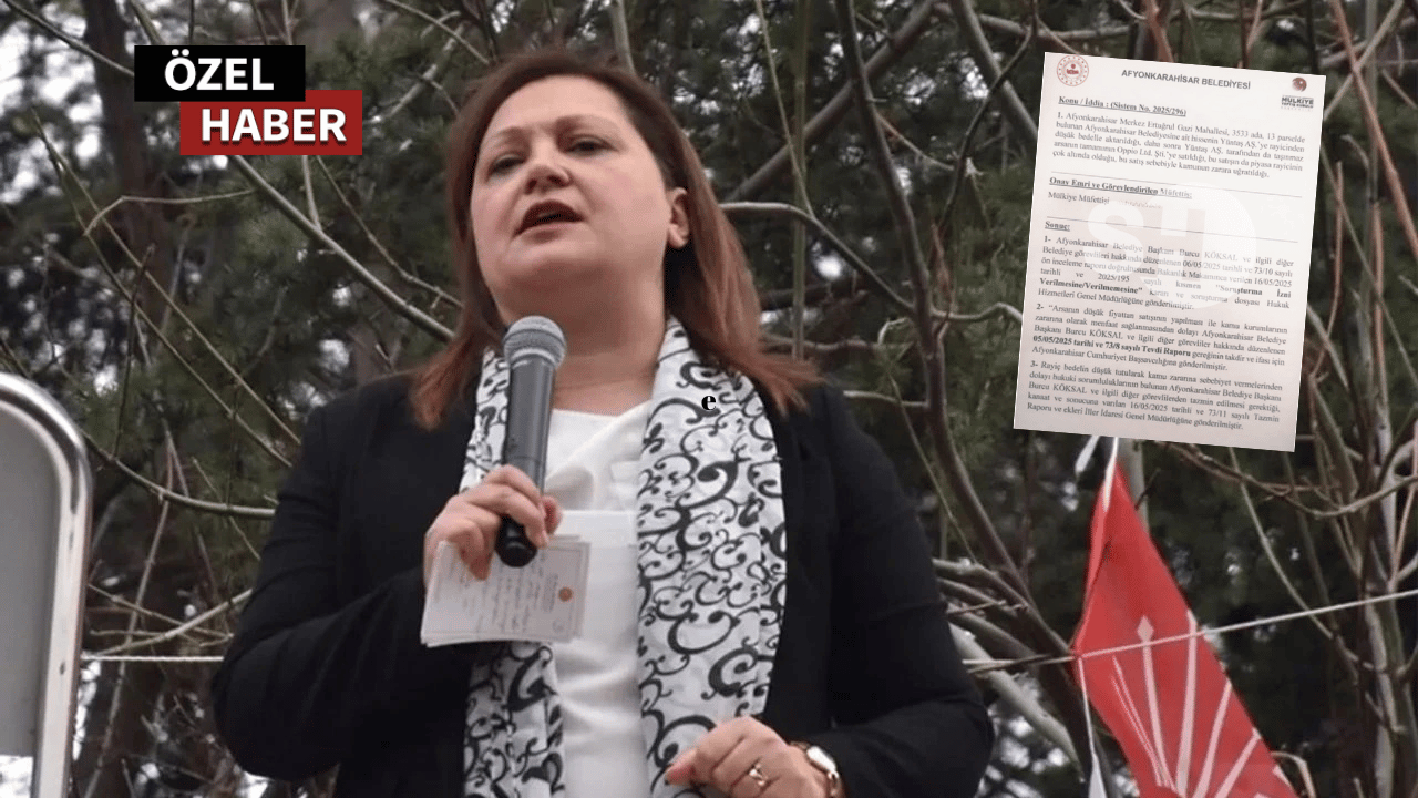 CHP’YE BİR ŞOK DAHA! AFYONKARAHİSAR BELEDİYE BAŞKANINA SORUŞTURMA: ARSA SATIŞINDA MENFAAT SAĞLANDIĞI MÜFETTİŞ RAPORUNDA!