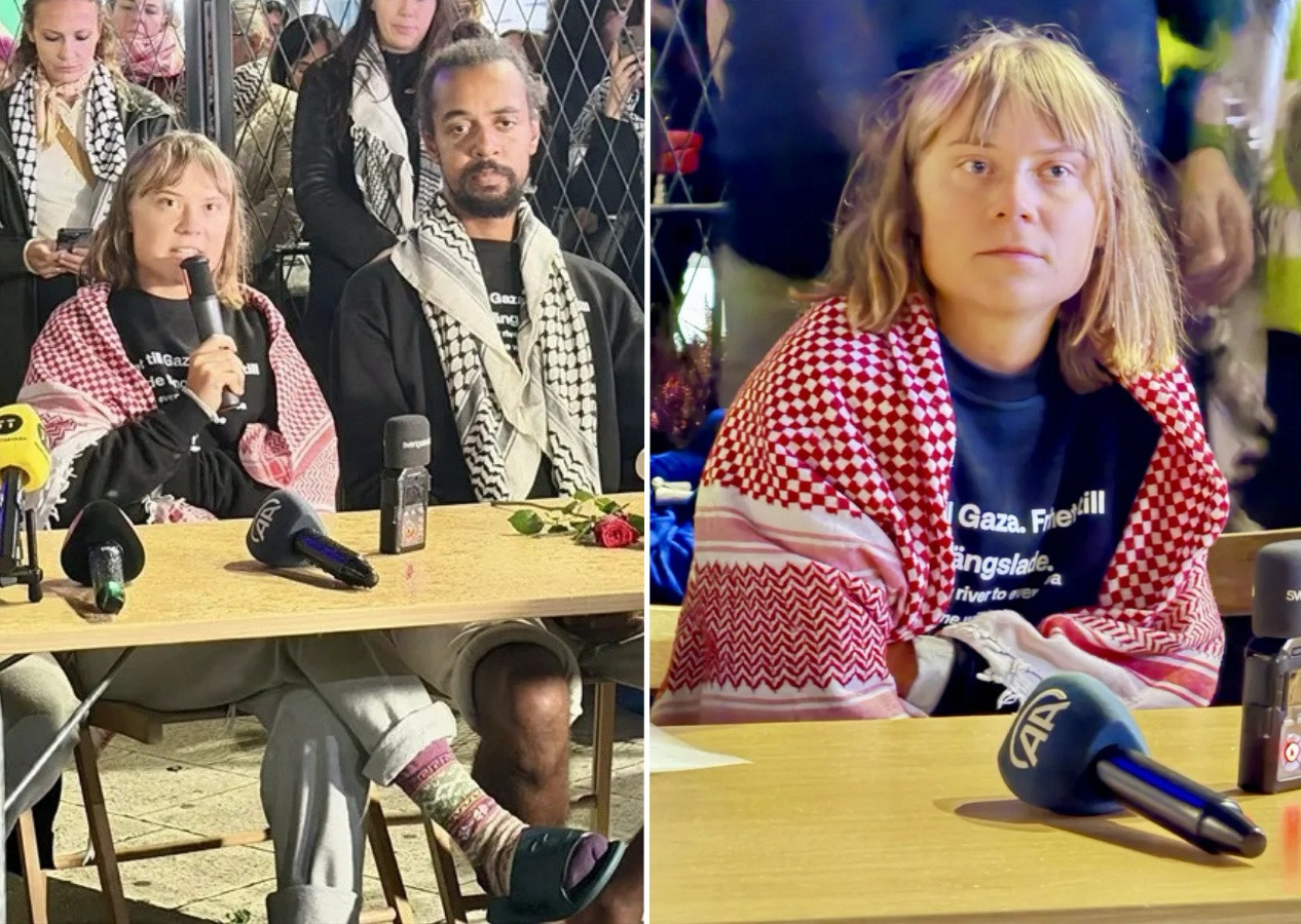 Greta Thunberg, İsrail'in insanlık dışı muamelesini anlattı! "Bizi kafeslere koyup gazla öldüreceklerini söylediler"