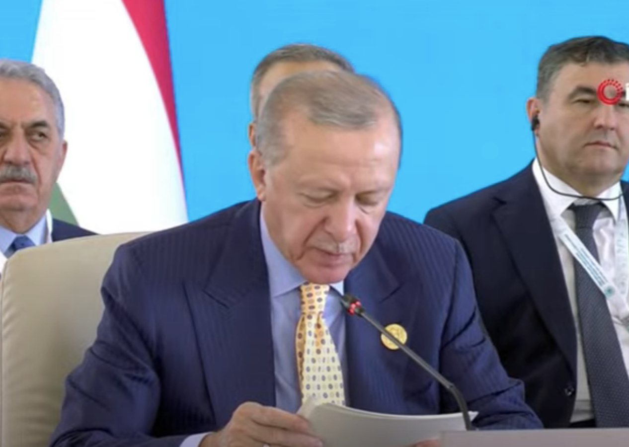 Cumhurbaşkanı Erdoğan, Türk Devletleri Teşkilatı Zirvesi'nde duyurdu: Suriye'nin toprak bütünlüğü önemli!