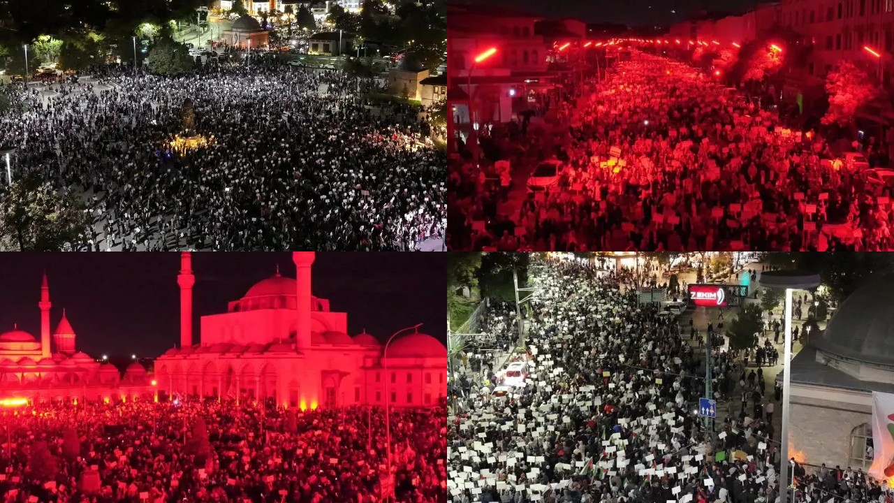 Konyalılar Gazze için sessiz eylem gerçekleştirdi