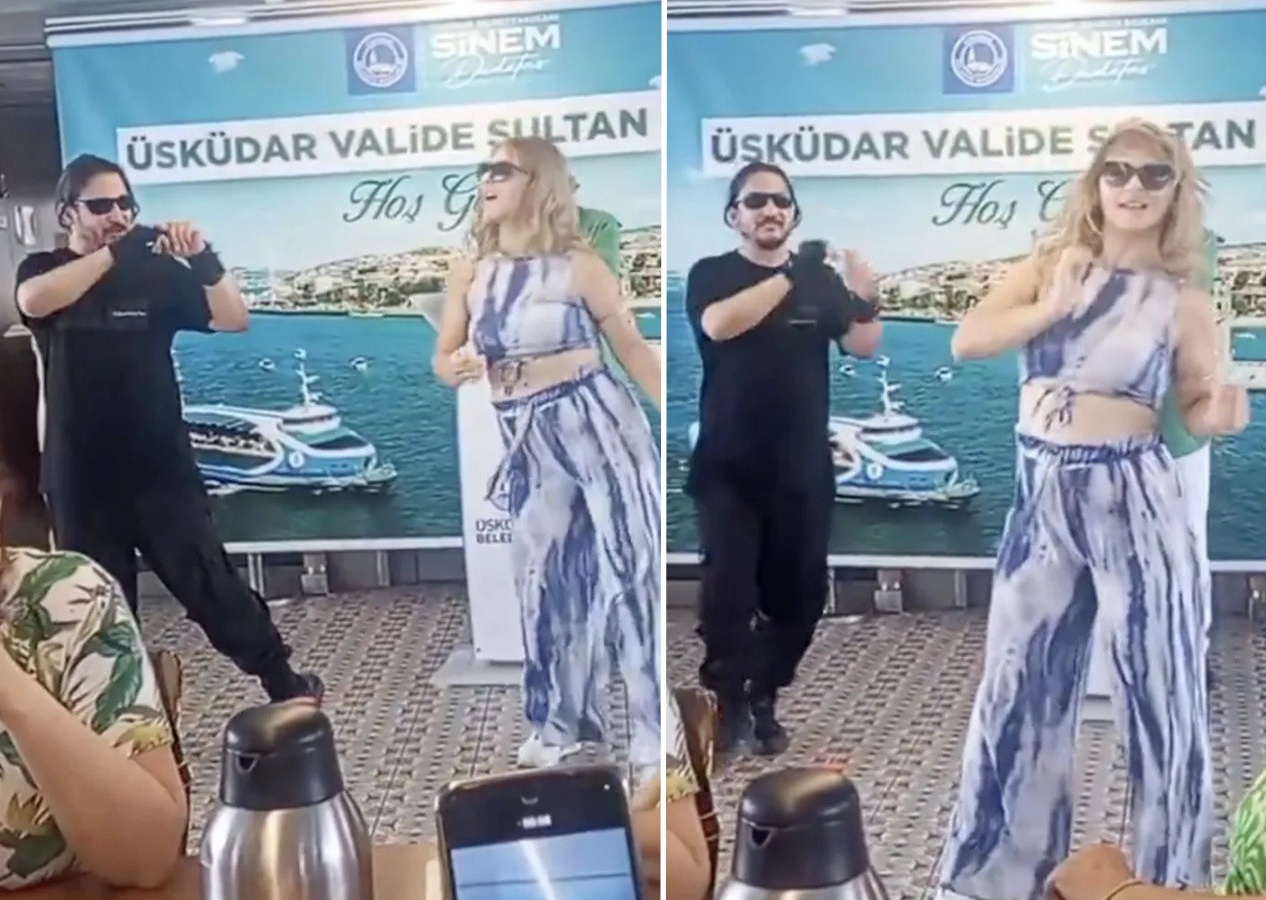 Üsküdar’ın simgesi Valide Sultan Gemisi’nde ilginç dans gösterisi tartışma yarattı!