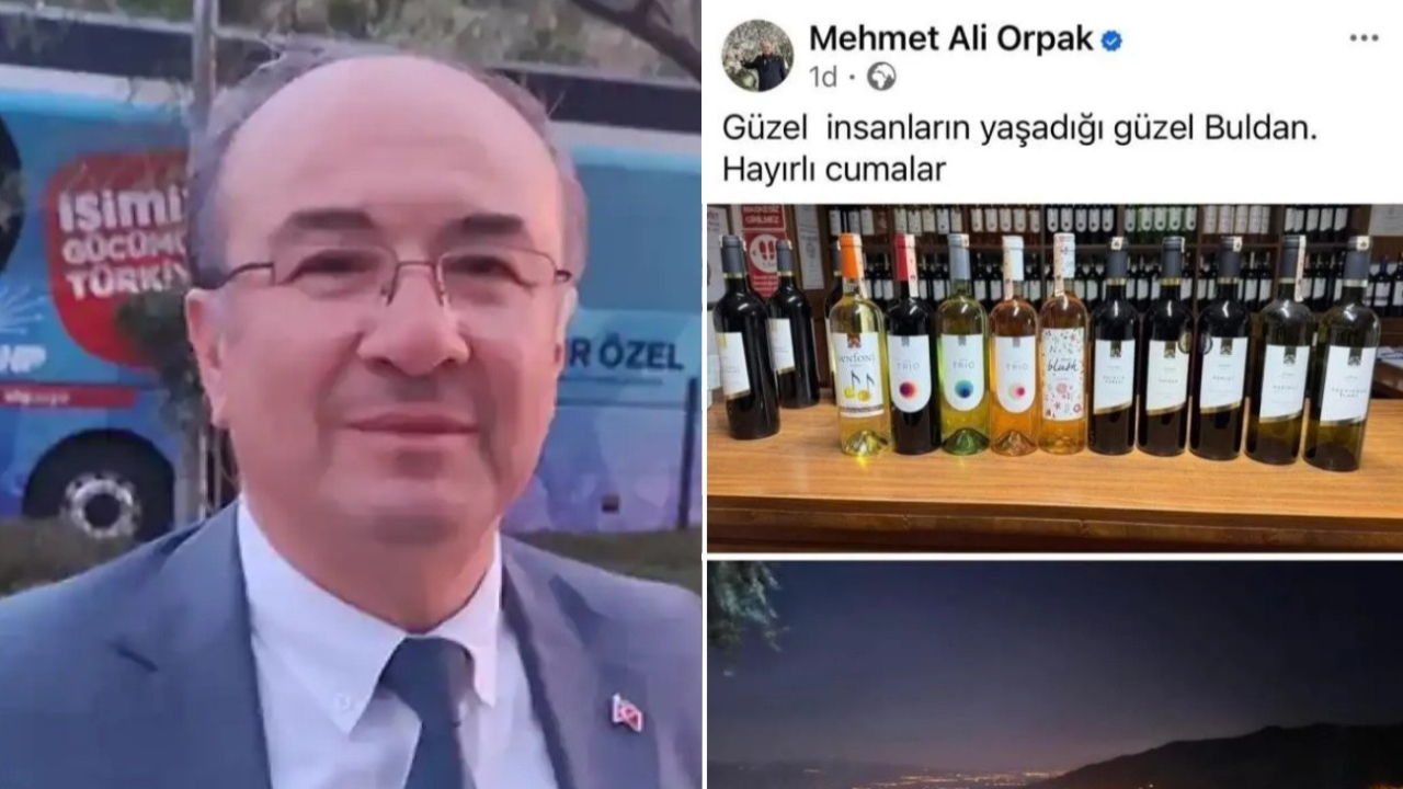 CHP’li Buldan Belediye Başkanı Mehmet Ali Orpak'tan skandal paylaşım! Alkol şişeleriyle 'hayırlı cumalar' mesajı...