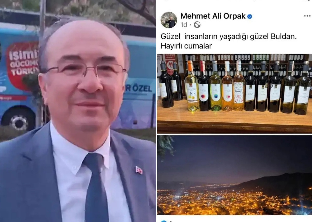 CHP’li Buldan Belediye Başkanı Mehmet Ali Orpak'tan skandal paylaşım! Alkol şişeleriyle 'hayırlı cumalar' mesajı...