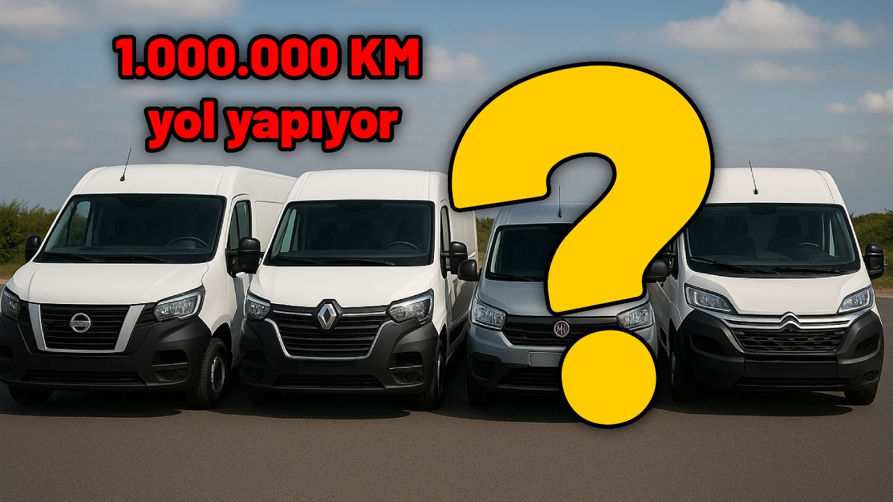 1.000.000 kilometre giden hafif ticari otomobiller; Üstelik az yakıyor