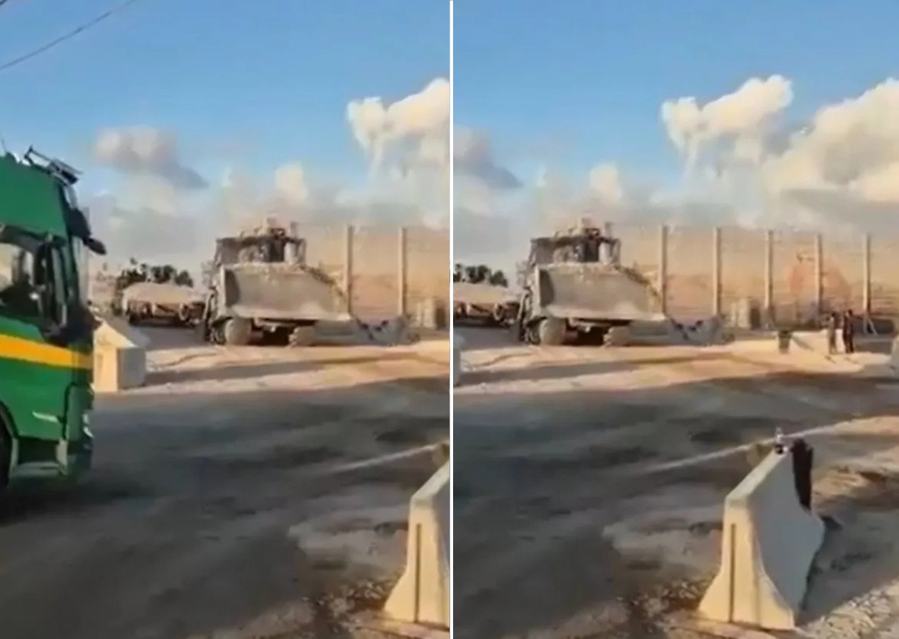 Ateşkesin ilk aşaması başladı: İsrail tankları Gazze'den çekilmeye başladı! İlk görüntüler geldi...