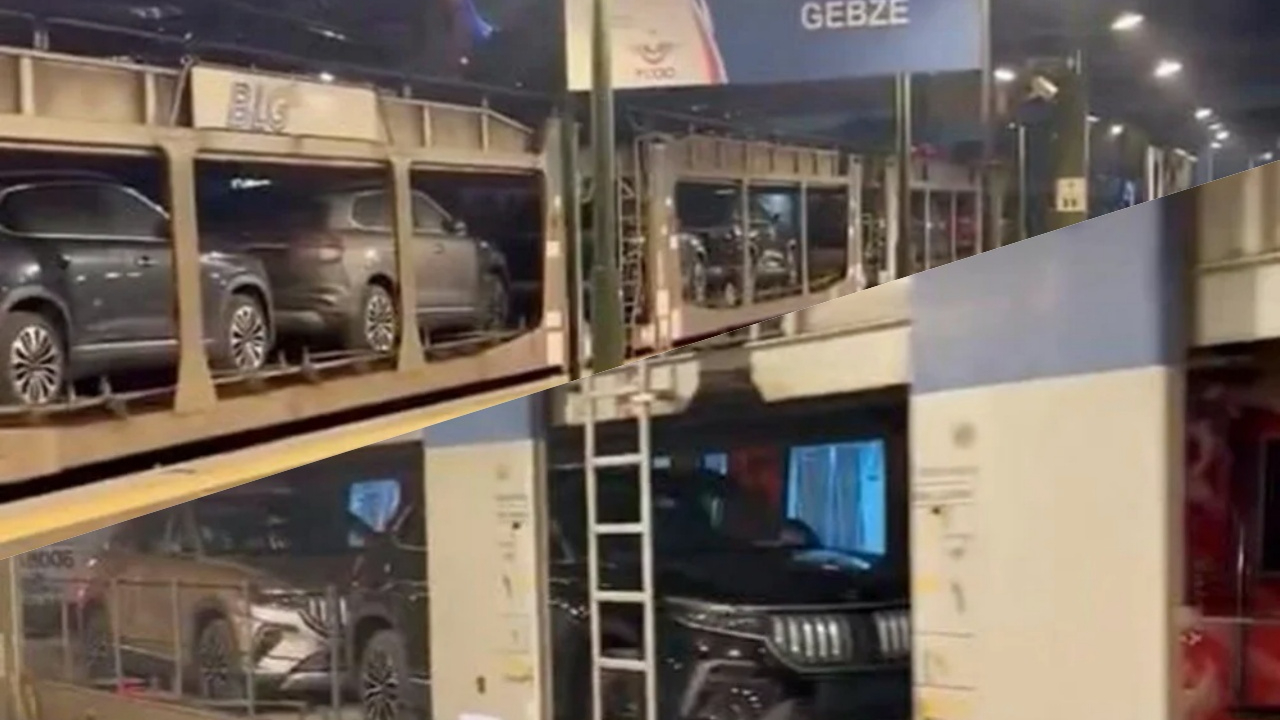 Togg Avrupa yolunda! Vagonlar dolusu yerli otomobil Almanya’ya gidiyor