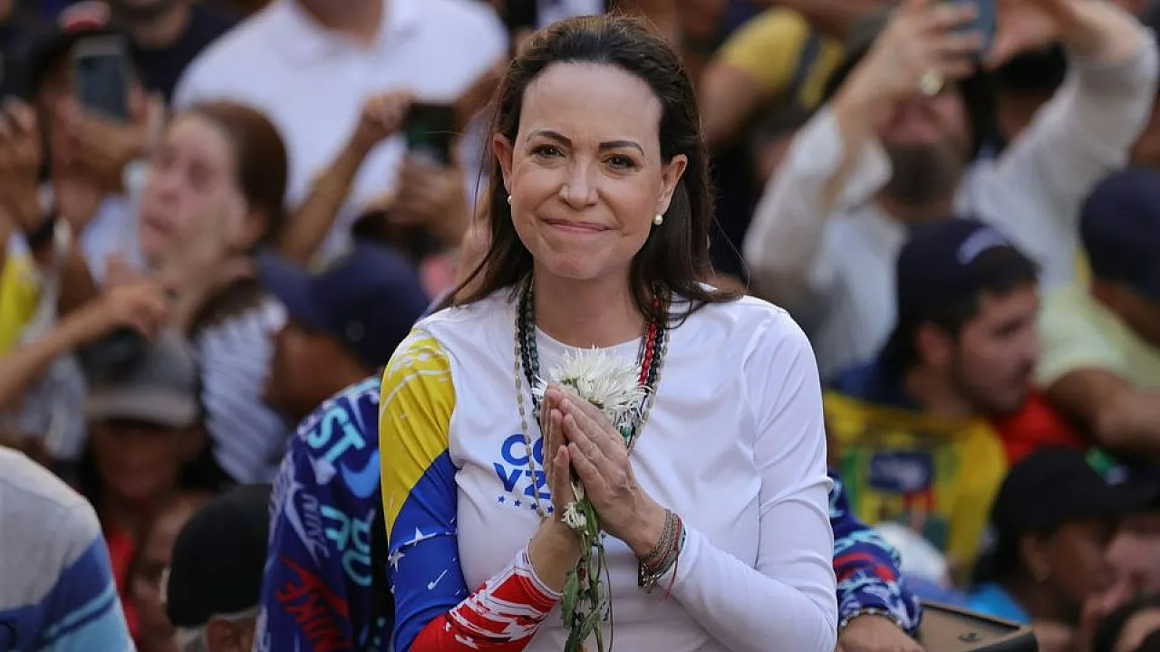 Bu nasıl aday? Nobel Barış Ödülü adayı María Corina Machado Siyonist katil destekçisi! Soykırımcı İsrail'e tam destek!