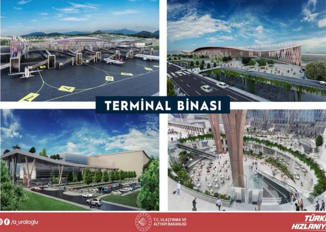 Deniz üzerinde üçüncü Havalimanı Trabzon'a geliyor: İşte projenin fotoğrafları...