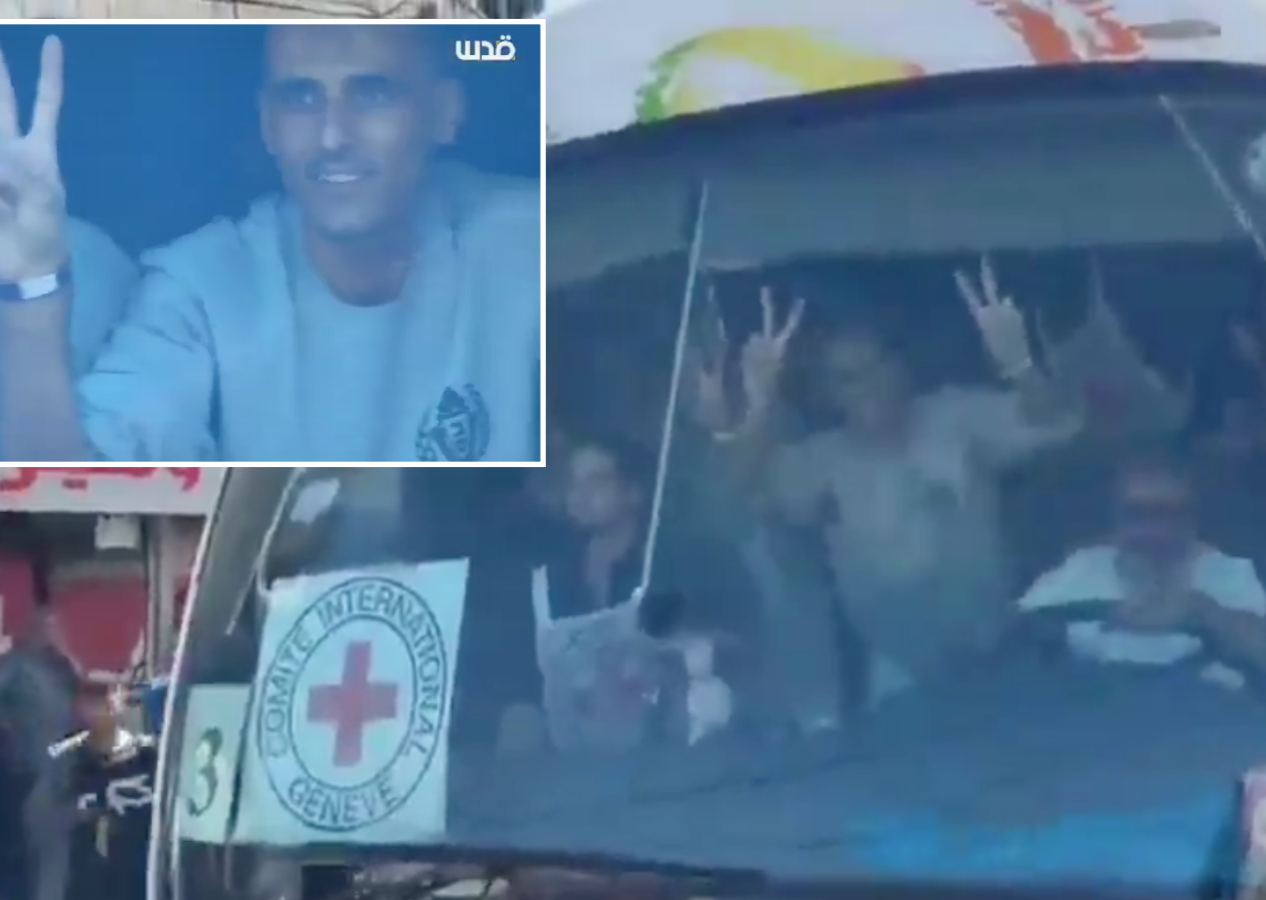 Tarihi kavuşma: Özgür kalan Filistinli tutsaklar Batı Şeria’da! Ramallah’ta coşkulu karşılama