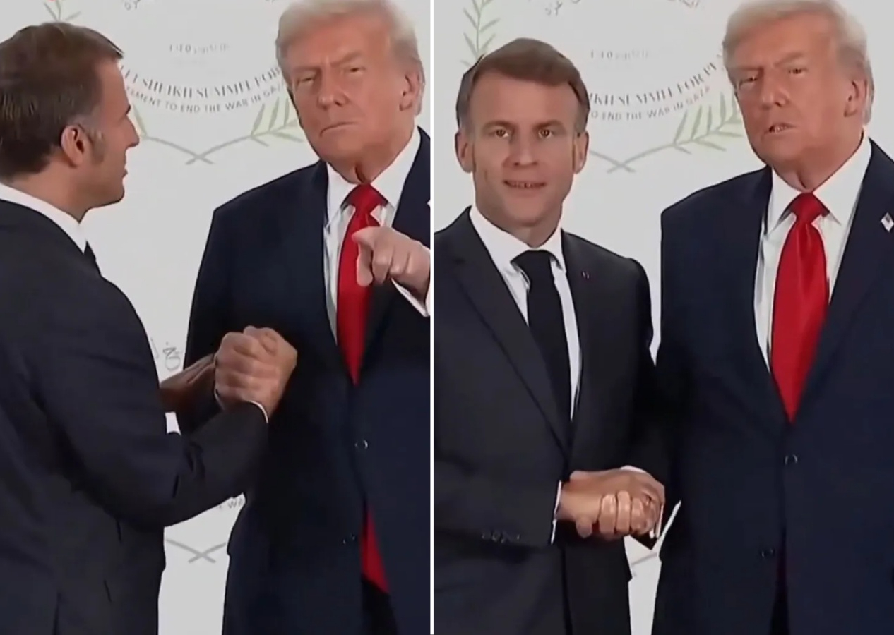 Trump ve Macron, ayaküstü birbirini tehdit etmiş! 26 saniyelik tokalaşmanın perde arkası ortaya çıktı...