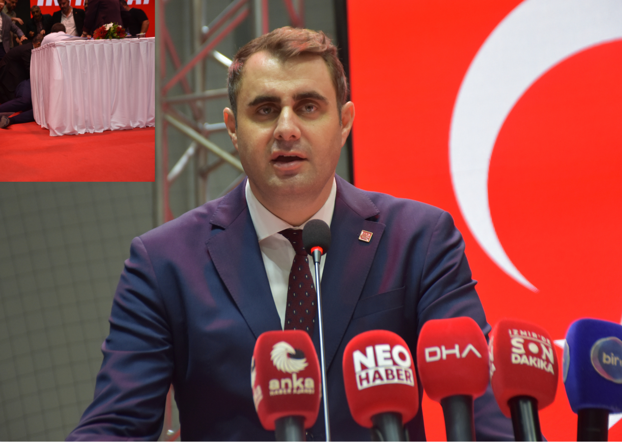 CHP İzmir 39. Olağan İl Kongresi: Tek aday Çağatay Güç kürsüde bayıldı