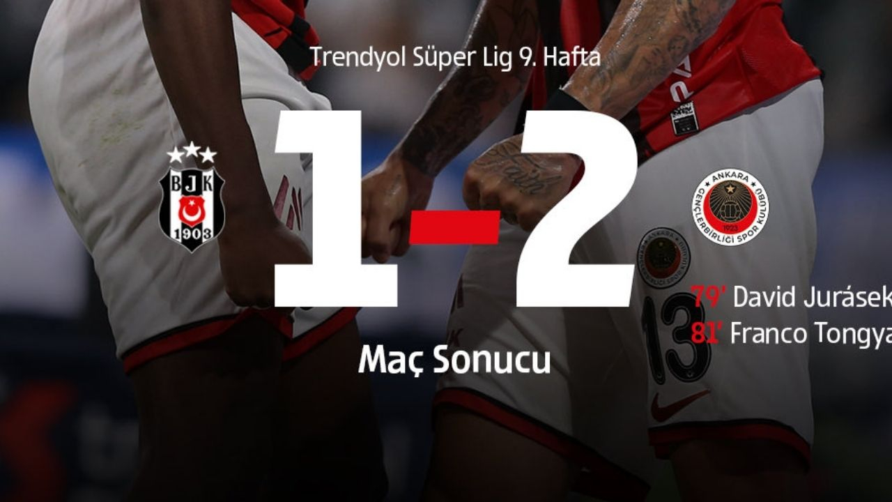 Beşiktaş Gençlerbirliği Maç Sonucu: Kartal Sahasında Yıkıldı!