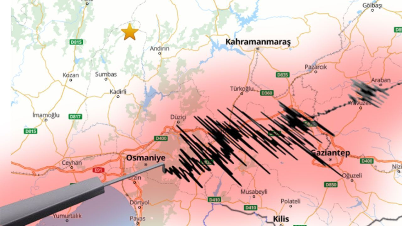 Osmaniye'de 4.1 büyüklüğünde deprem!
