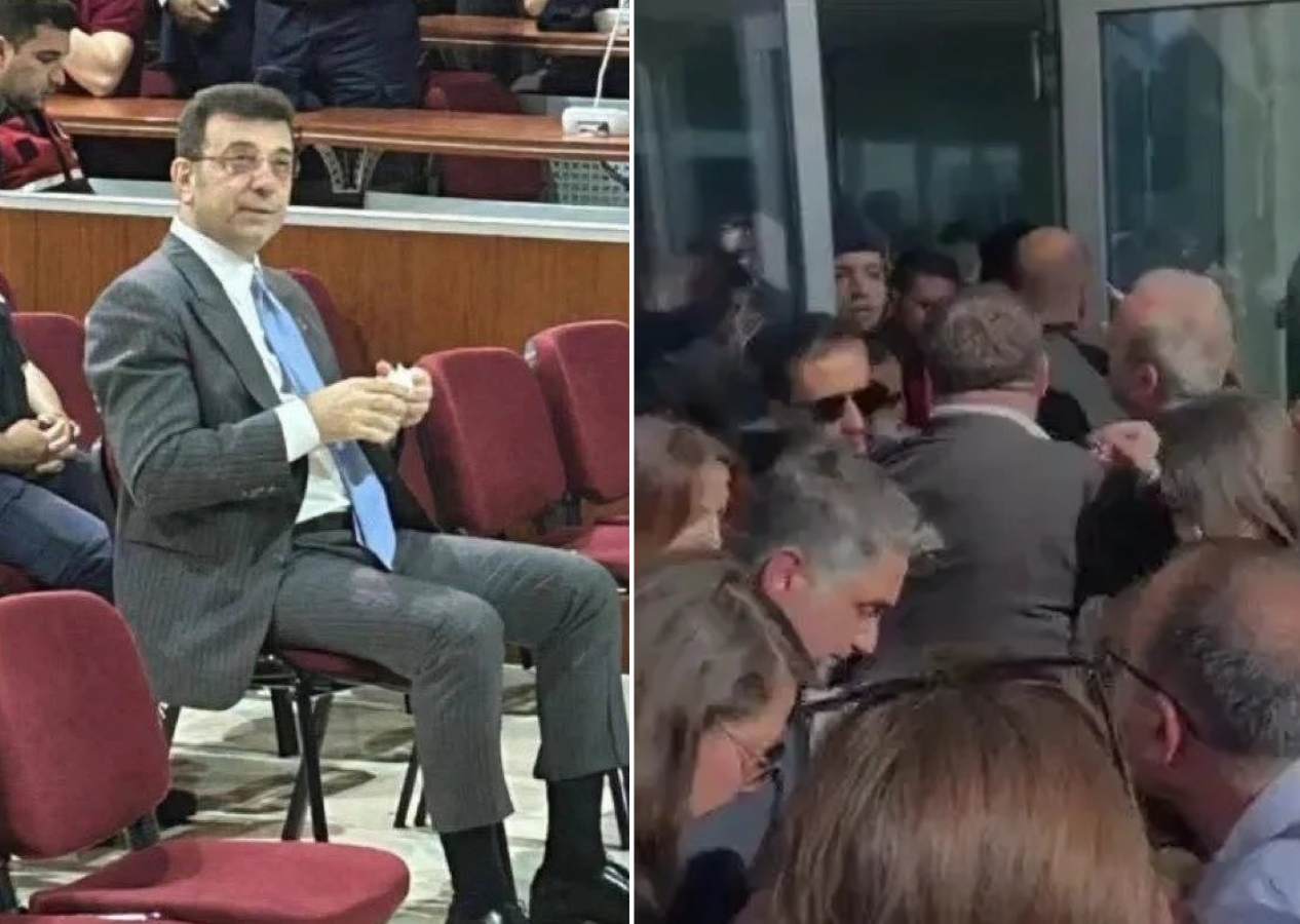 İmamoğlu diplomada sahtecilik davasında yine şov peşinde! CHP’liler barikat yıktı, İmamoğlu duruşmadan kaçtı!