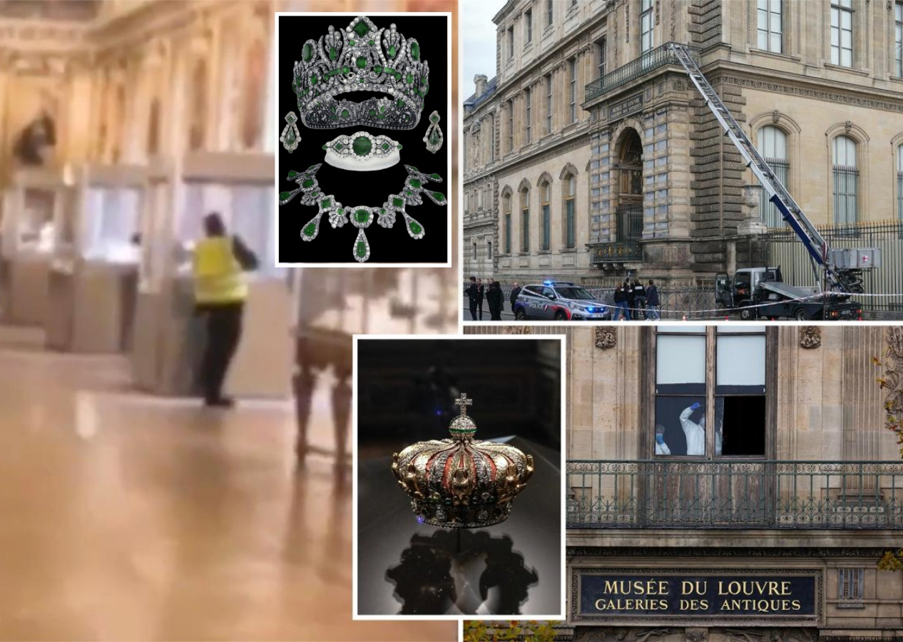 Louvre Müzesi soygunu nasıl gerçekleşti? Güpegündüz merdiven dayayıp görevli kılığında içeri girdiler! İşte 7 dakikalık şok soygunda çalınan paha biçilemez mücevherler