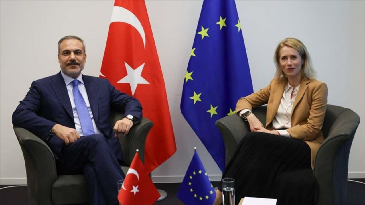 Dışişleri Bakanı Hakan Fidan, AB Dış İlişkiler ve Güvenlik Politikası Yüksek Temsilcisi Kaja Kallas ile görüştü