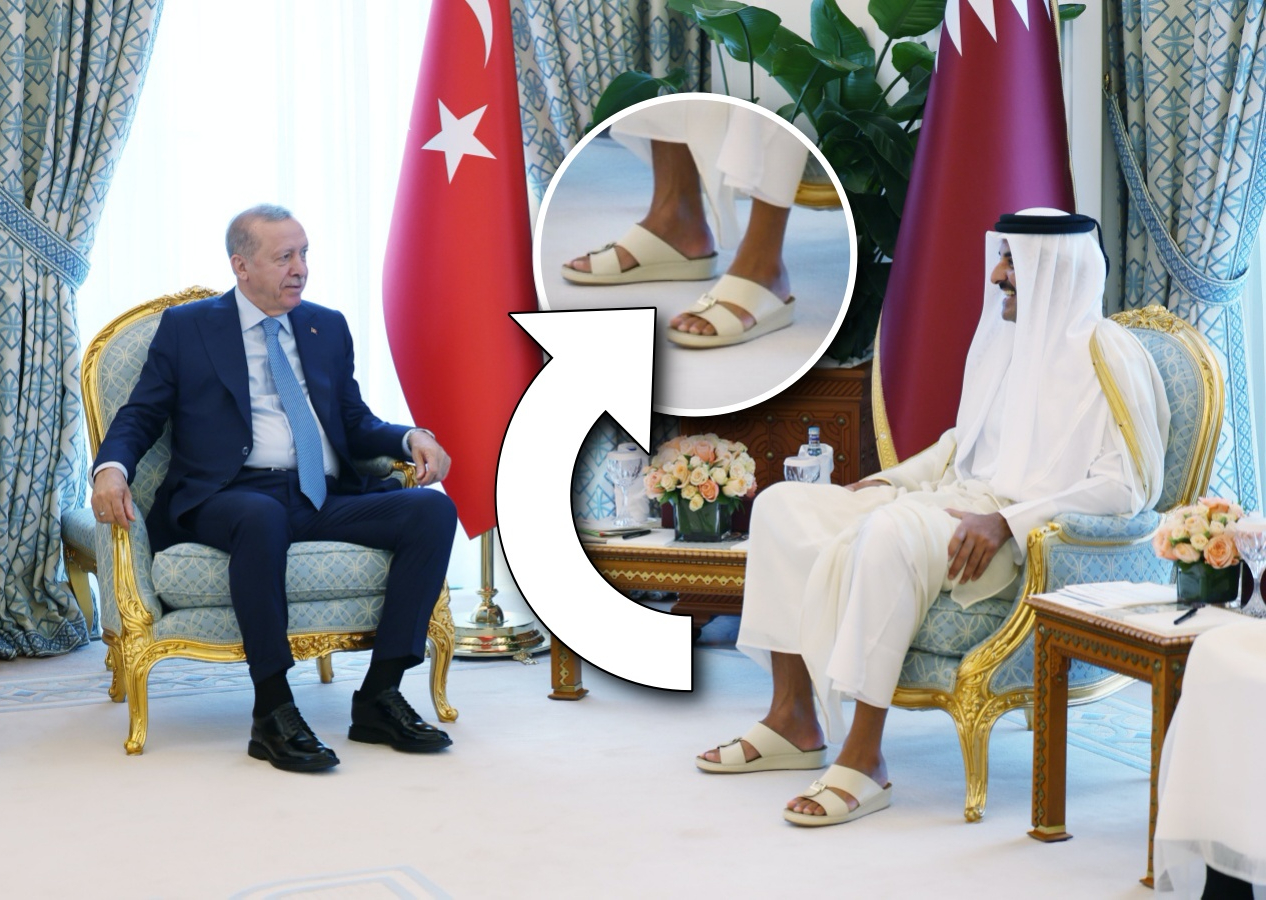 Katar Emiri neden terlik giydi? Cumhurbaşkanı Erdoğan ile görüşmesinde dikkat çeken detay!