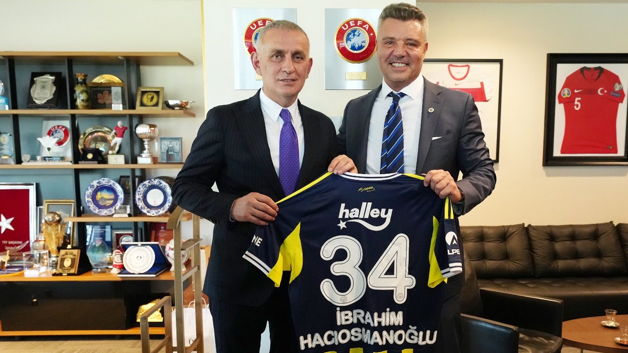 Sadettin Saran ve yönetiminden TFF'ye ziyaret