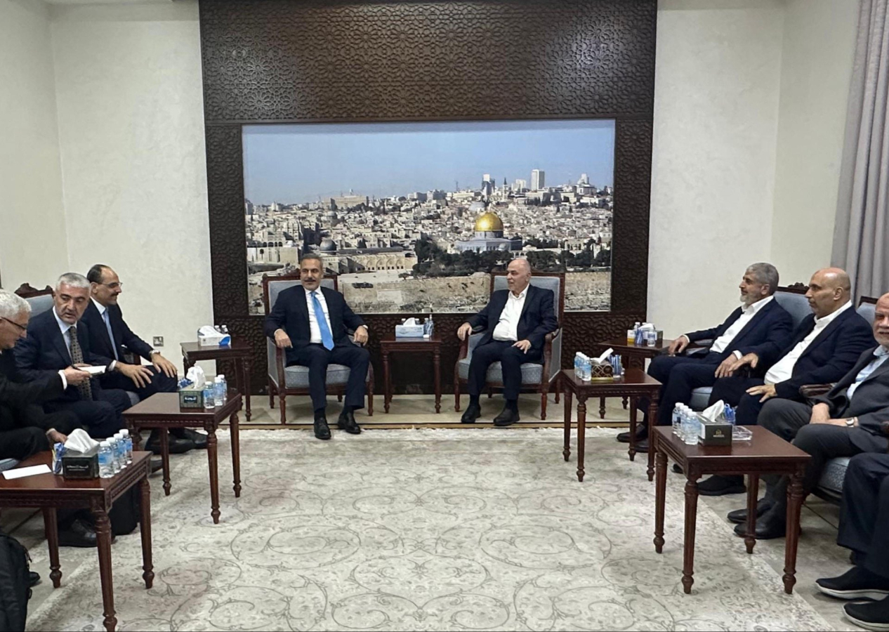 Fidan ve Kalın, Hamas heyetiyle Doha’da kritik görüşme yaptı
