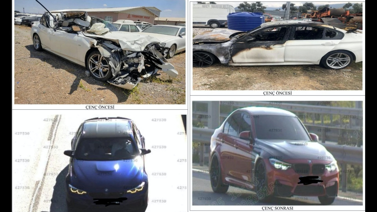 İstanbul'da BMW M3 operasyonu! Kazalı, pert araçlar orijinal gibi piyasaya sürüldü! 40 gözaltı