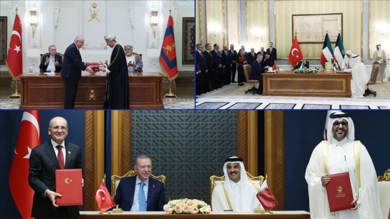Cumhurbaşkanı Recep Tayyip Erdoğan Körfez turunda 24 anlaşma imzaladı