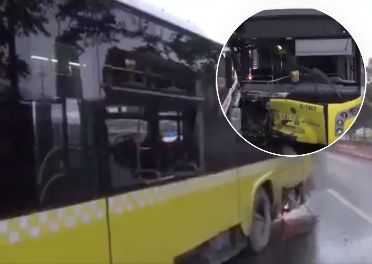 Kadıköy’de alkollü İETT şoförü dehşeti: Otobüs bariyerlere saplandı! 2 yolcu yaralı...