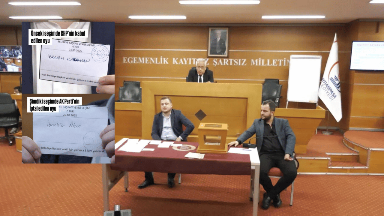 Bayrampaşa Belediyesi başkanvekili seçiminde iptal edilen oy büyük tartışma yarattı