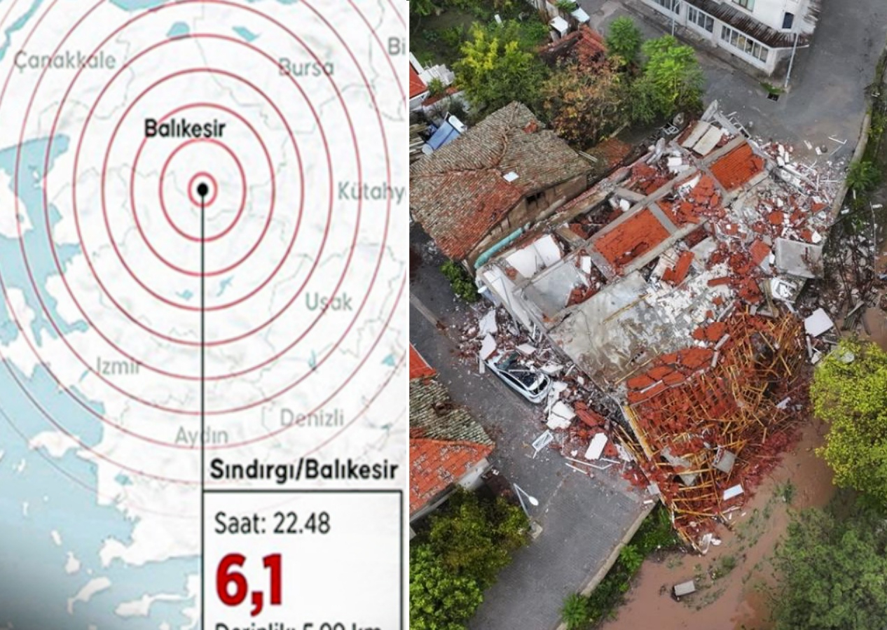 Balıkesir’de 6.1’lik deprem! Bakan Yerlikaya: Bölgeye 25 milyon TL acil destek gönderildi