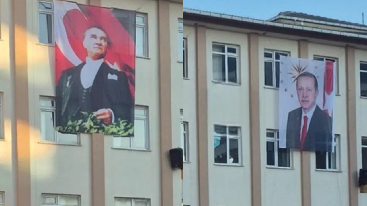 Okullarda Erdoğan posteri tartışmalarına son nokta! Milli Eğitim Bakanı Tekin: Erdoğan, Atatürk ve bayrak birlikte Türkiye’yi temsil ediyor