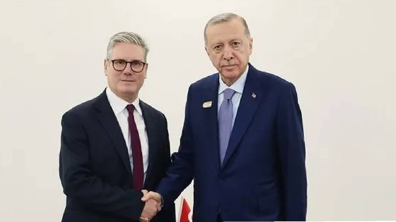 Eurofighter görüşmesi masada! Cumhurbaşkanı Erdoğan, İngiltere Başbakanı Starmer’i Külliye’de ağırladı