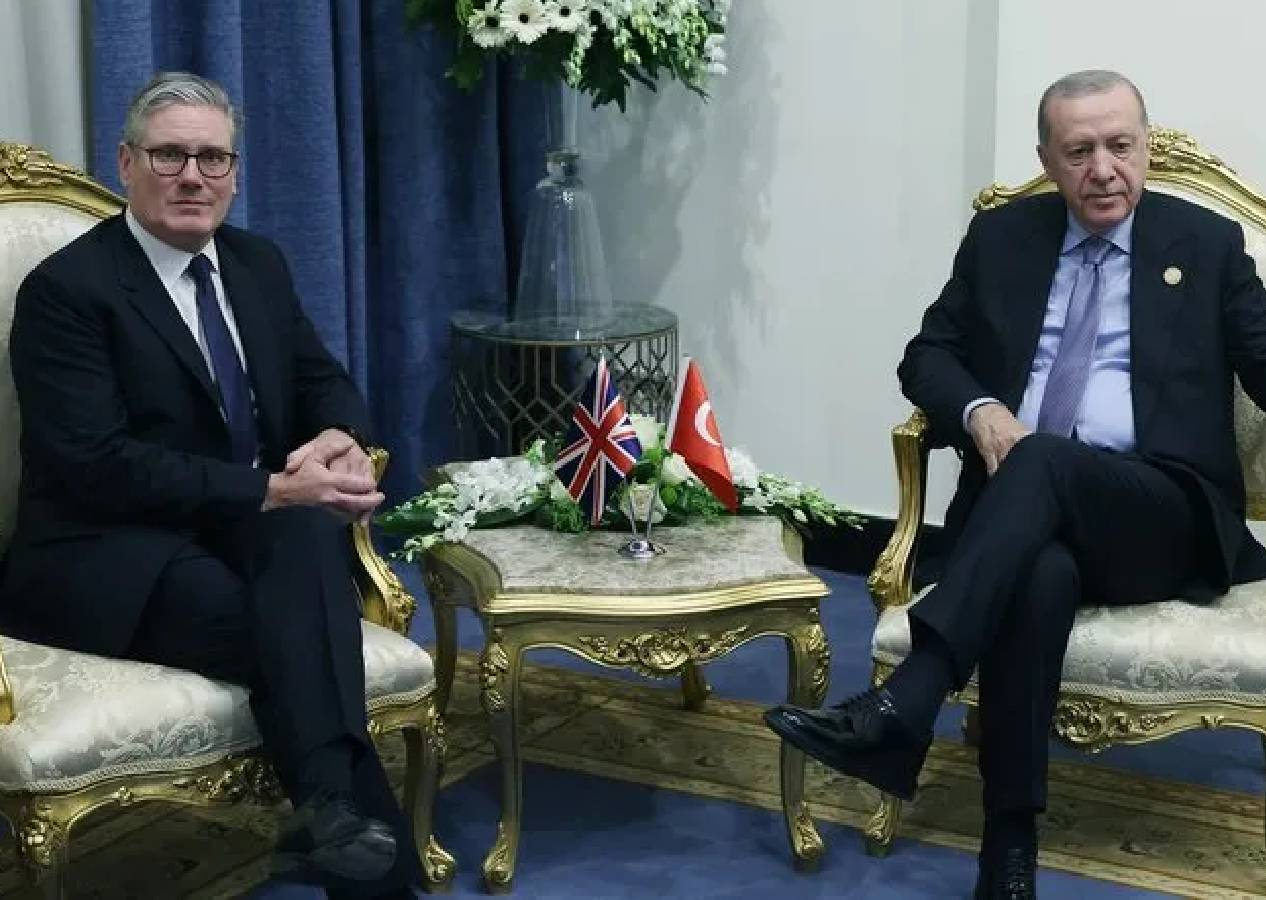 Eurofighter görüşmesi masada! Cumhurbaşkanı Erdoğan, İngiltere Başbakanı Starmer’i Külliye’de ağırladı