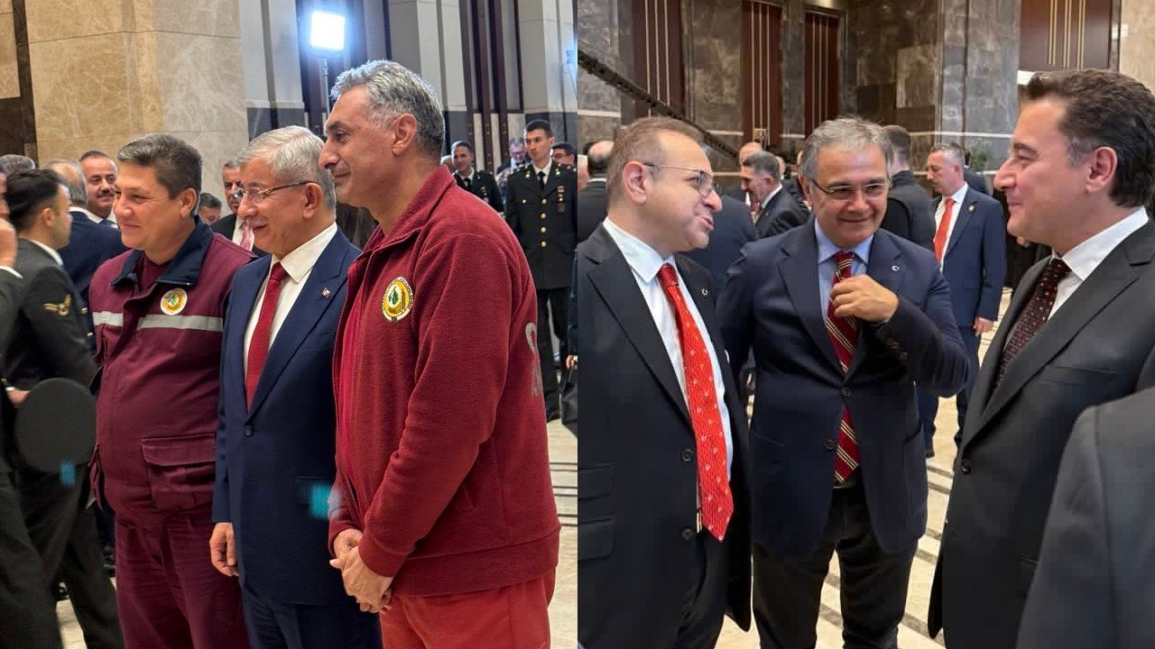 Eski AK Partili Bakanlar Cumhuriyet resepsiyonunda bir araya geldi