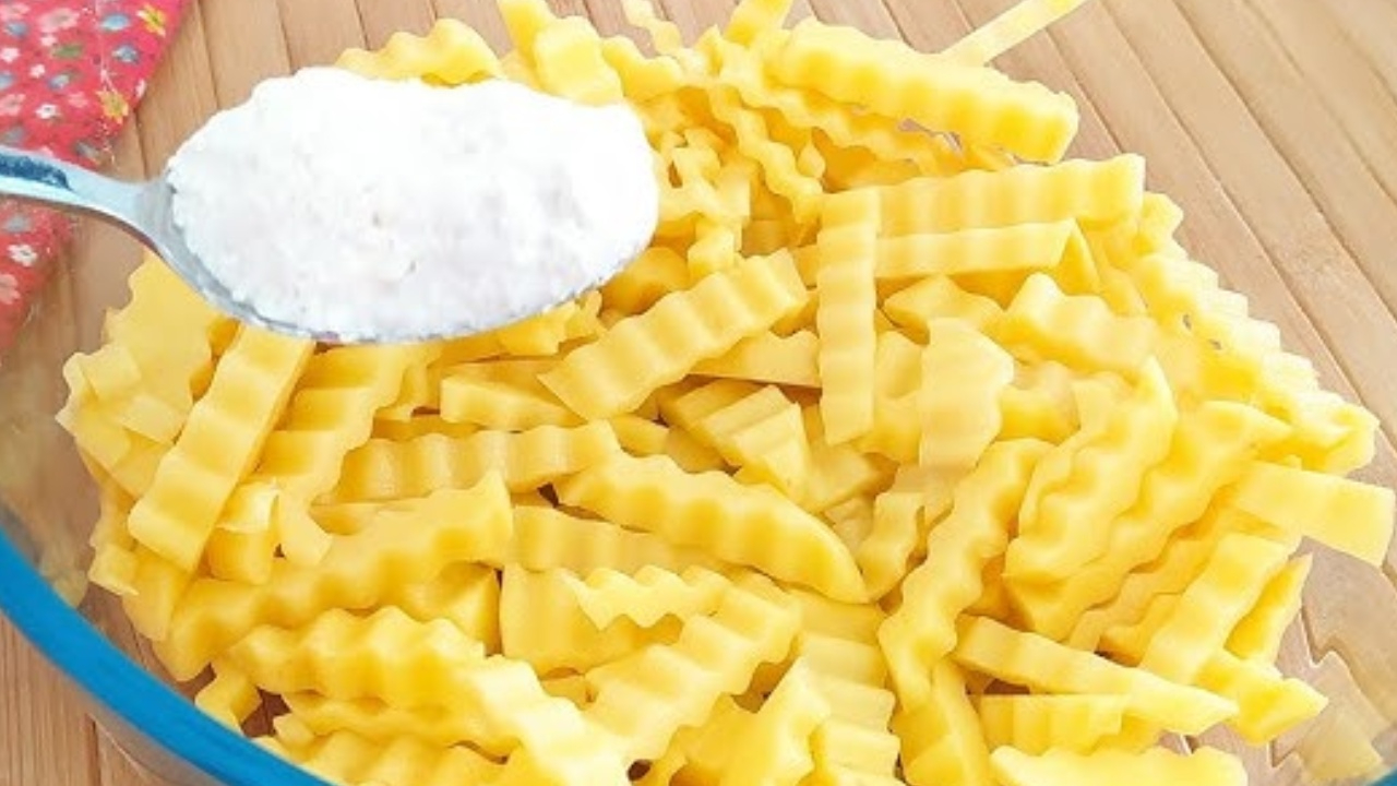 Patates kızartmasının cips gibi çıtır çıtır olmasını sağlayan tüyo! Tadı da çerez gibi oluyor