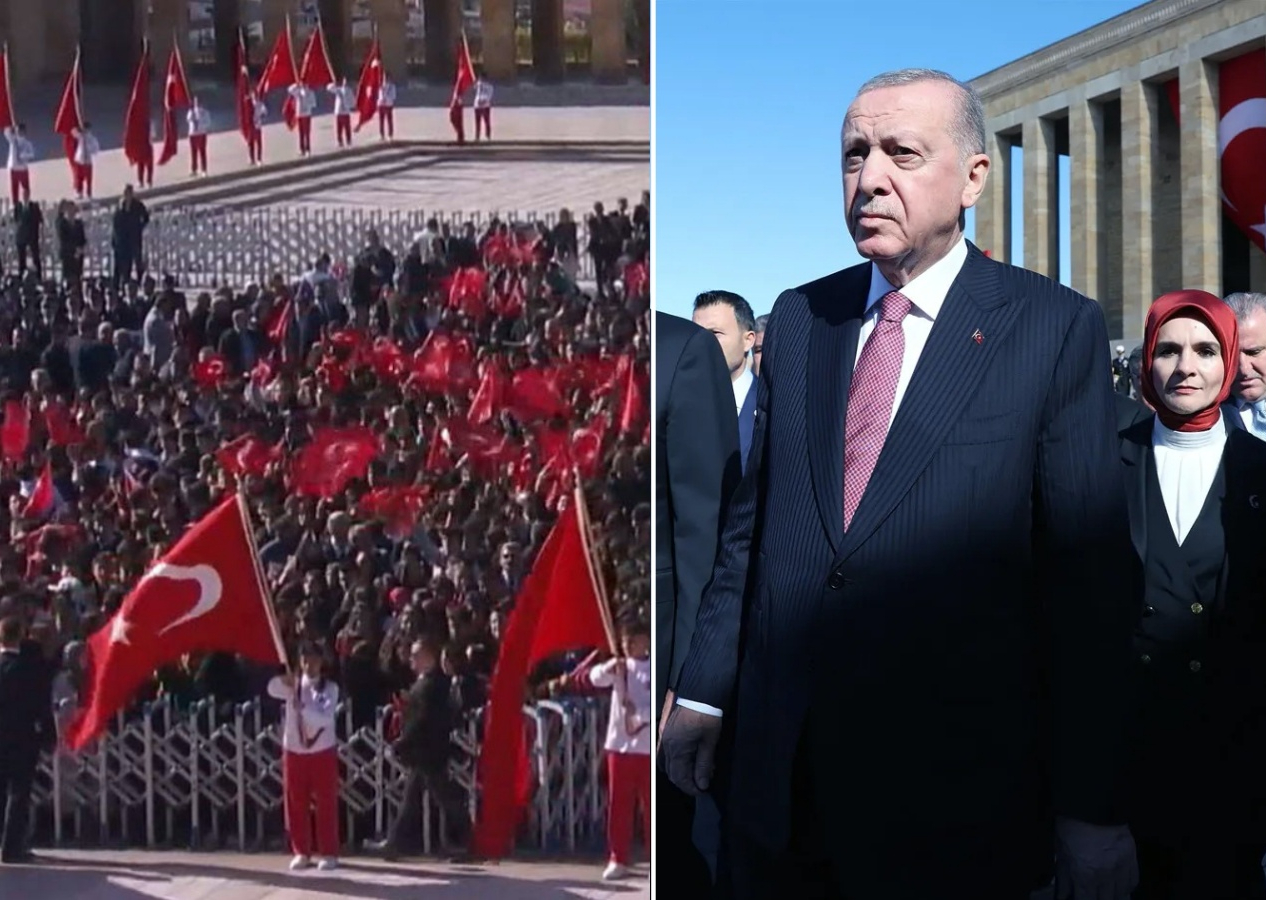 Anıtkabir'de Cumhurbaşkanı Erdoğan'a sevgi seli... CHP "Reis" sloganlarından rahatsız oldu!