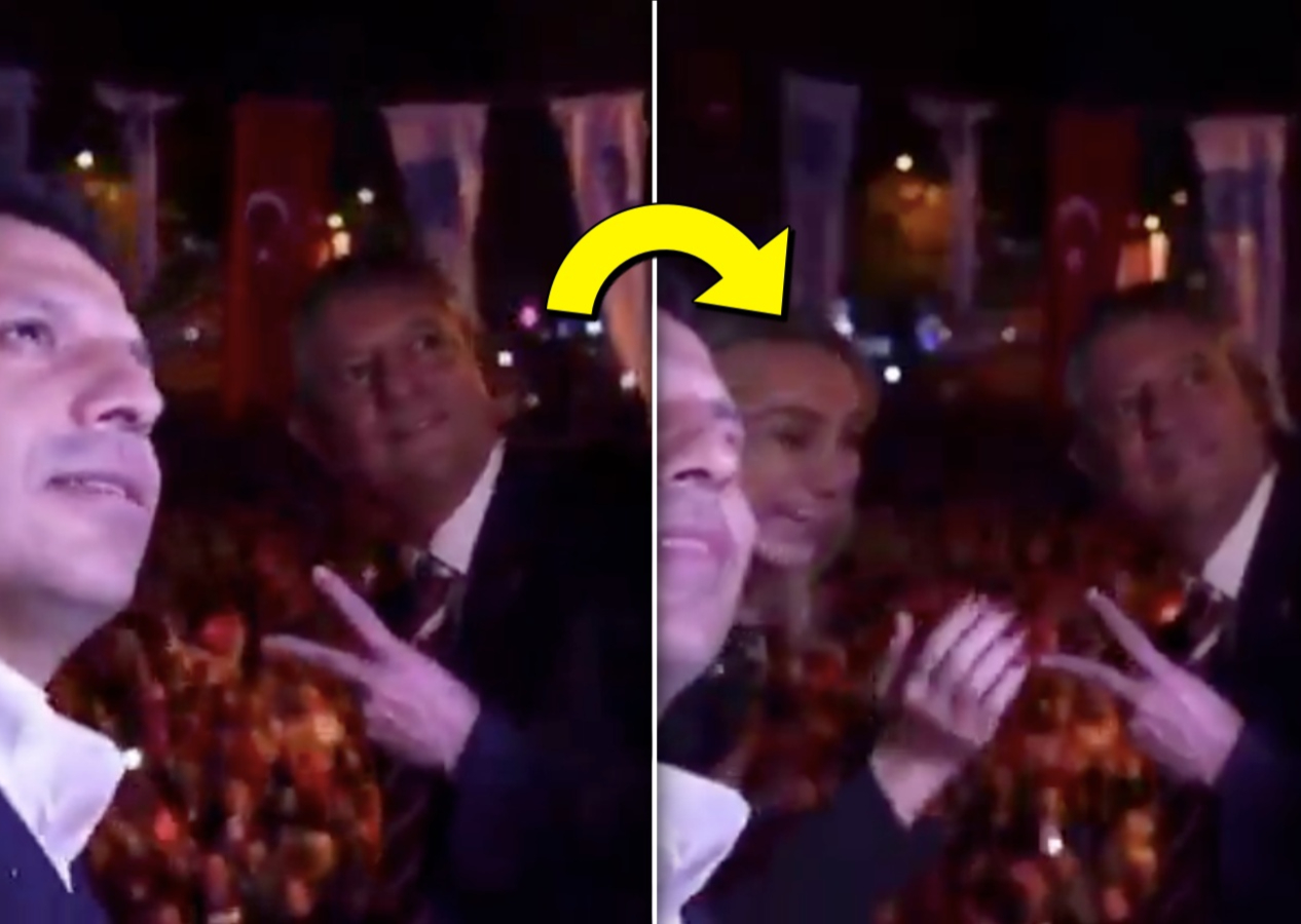 CHP’nin 29 Ekim kutlamasında ilginç anlar! Dilek İmamoğlu Özgür Özel’in eline vurdu, parmaklarını indirdi... Keyifli hali dikkat çekti!