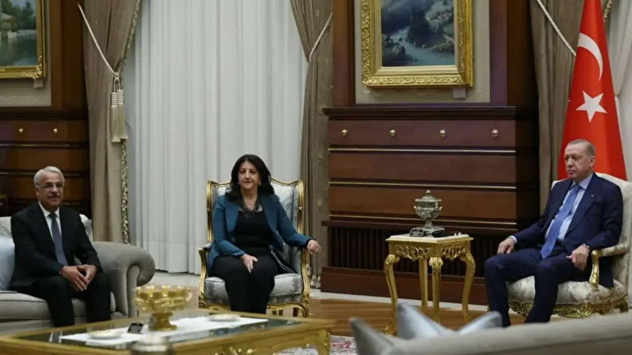Külliyede ne konuşuldu? Cumhurbaşkanı Erdoğan, DEM Parti heyetini üçüncü kez kabul etti
