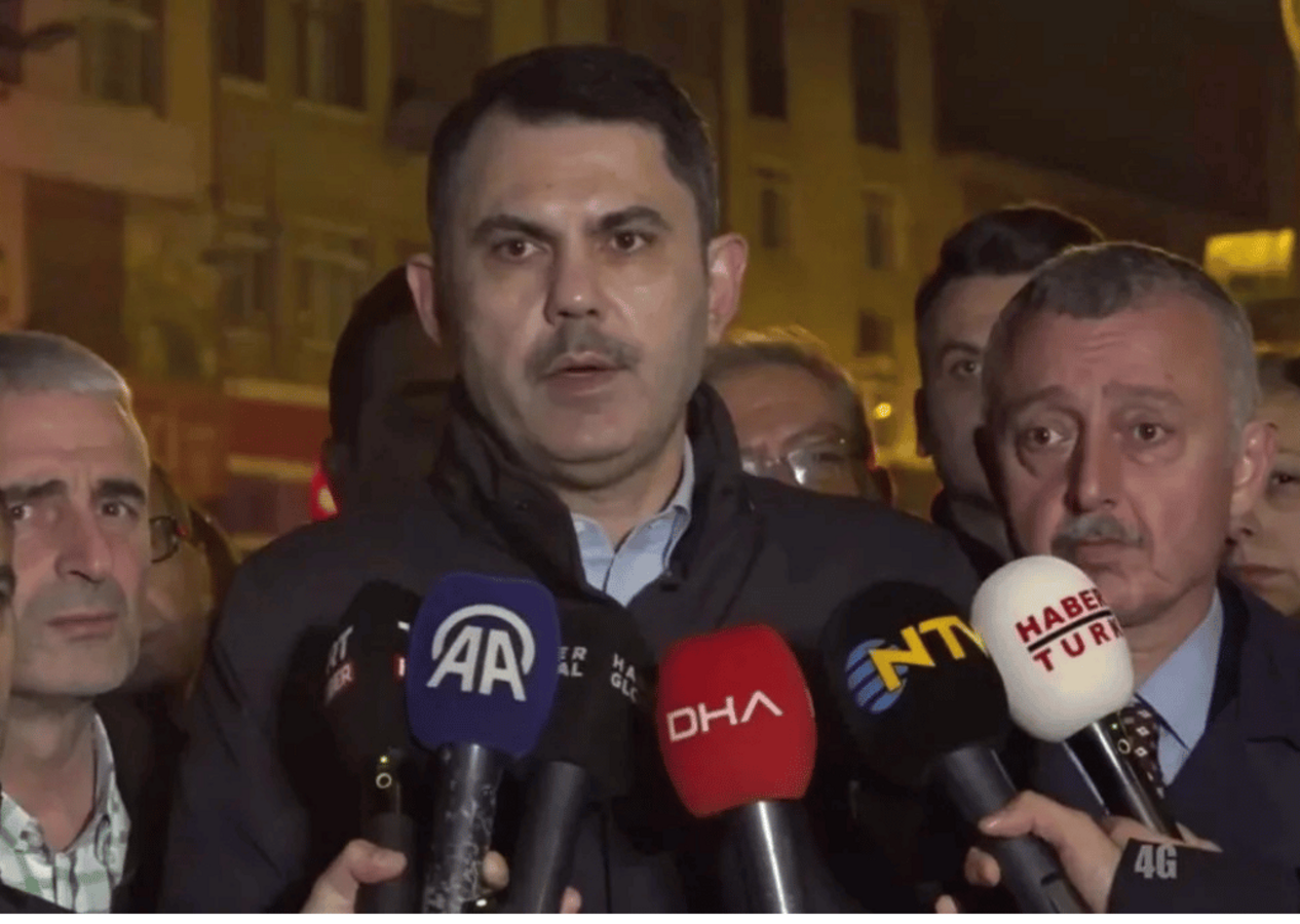 Çevre, Şehircilik ve İklim Değişikliği Bakanı Murat Kurum olay yerinde: Gebze'de ayrıntılı bir zemin araştırması yapıyoruz