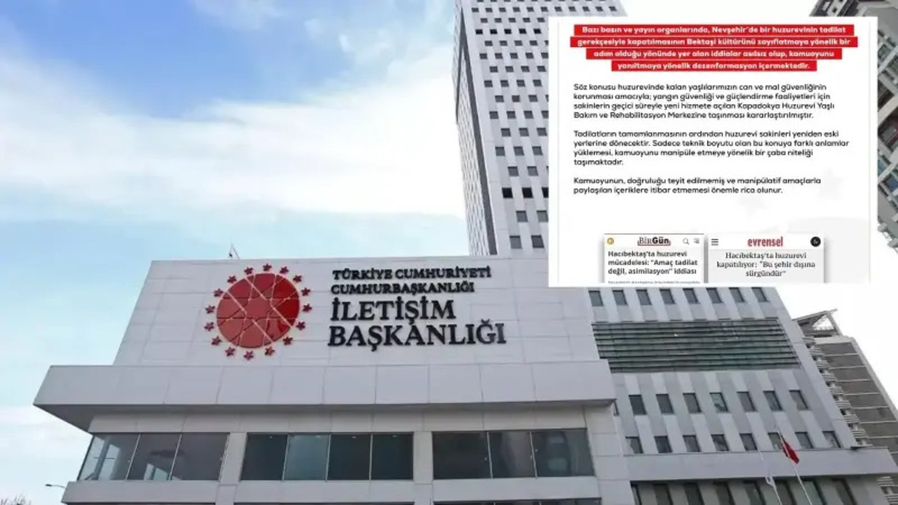 DMM'den "Hacıbektaş'ta huzurevi kapatılıyor" iddialarına yalanlama