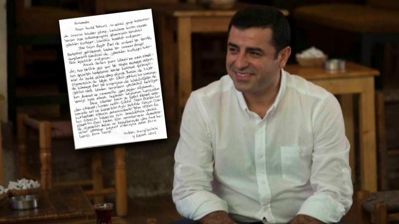 Cezaevinden mektup yazdı... Selahattin Demirtaş’tan Bahçeli’ye tarihi teşekkür: Cesurca tabuları yıktı!