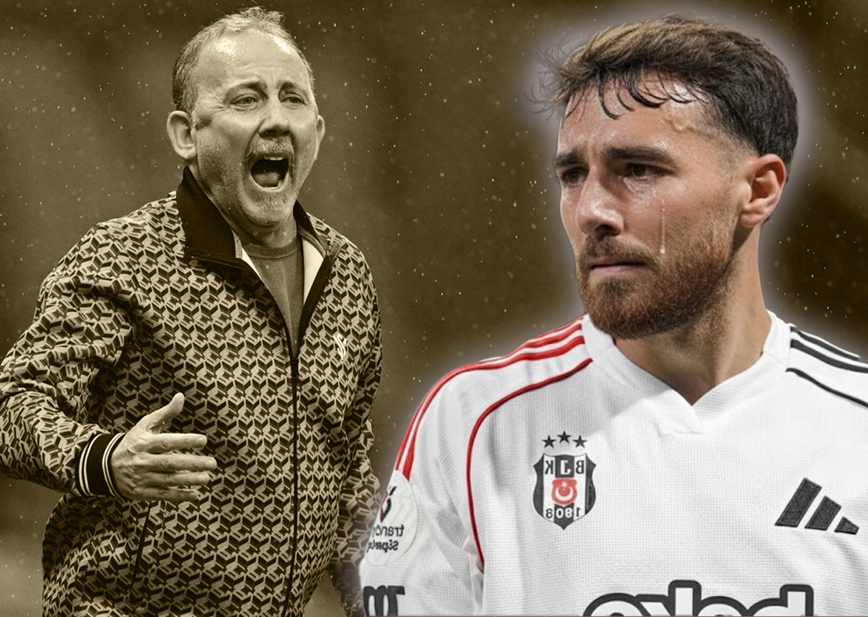 Beşiktaş'ta ortalık fena karıştı! Sergen Yalçın Orkun Kökçü'ye patladı, yıldız oyuncu gözyaşlarına boğuldu