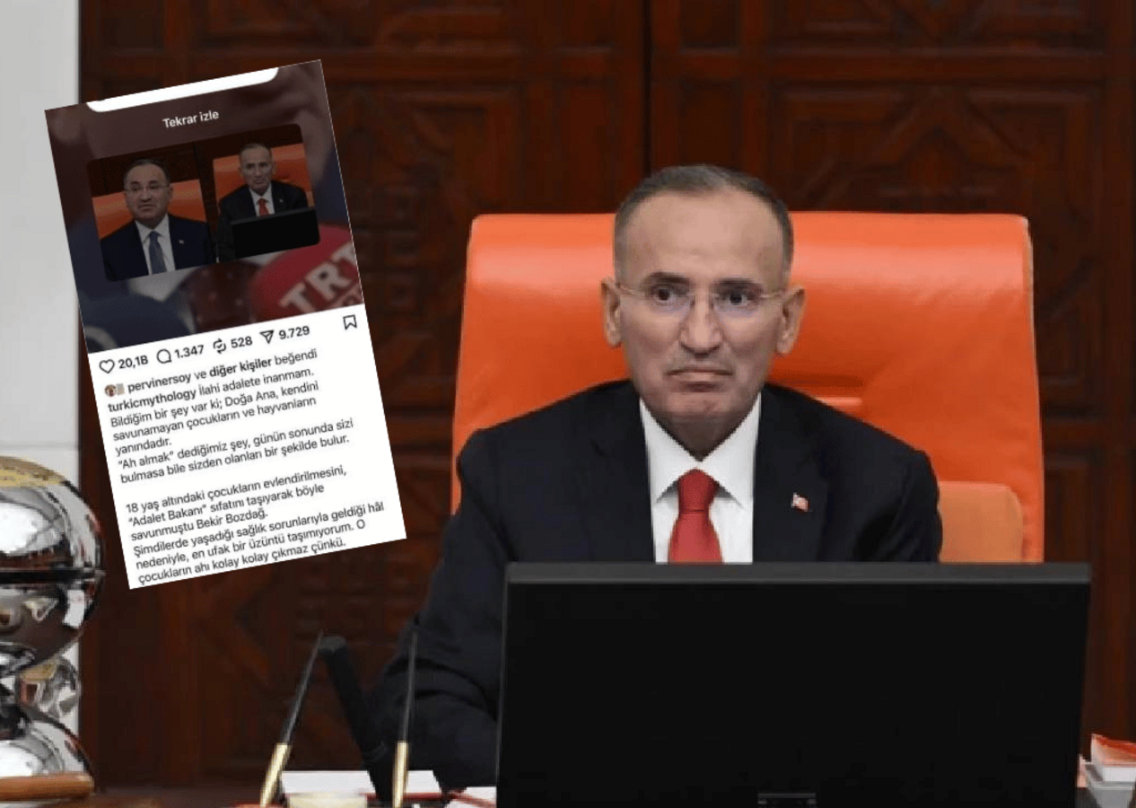 Kültür ve Turizm Bakanı Mehmet Nuri Ersoy'un eşi Pervin Ersoy, Bekir Bozdağ’a tepki paylaşımını beğendi: O çocukların ahı kolay kolay çıkmaz
