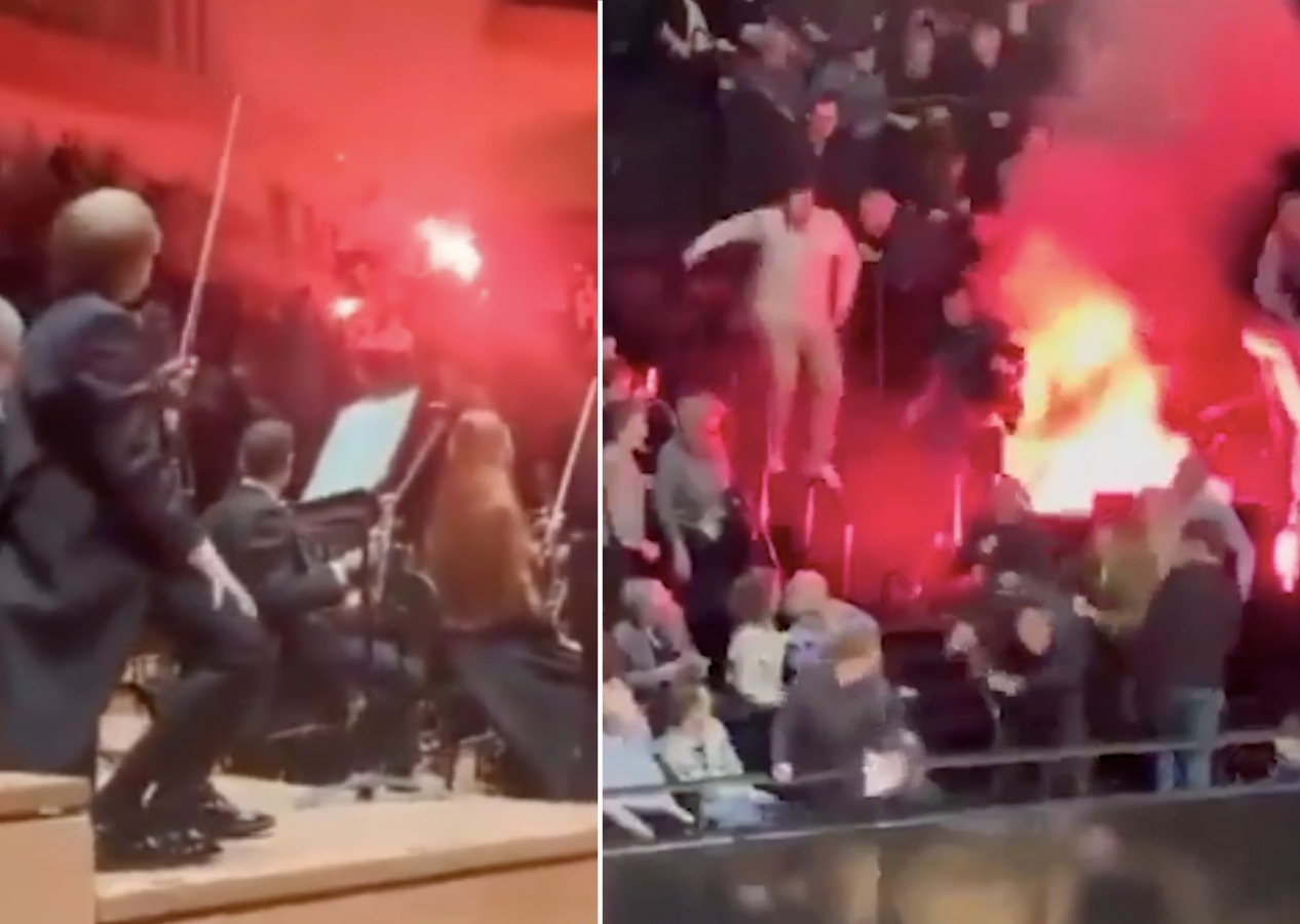 Paris’te “katil İsrail” protestosu! İsrail Filarmoni Orkestrası’nın konserinde arbede çıktı